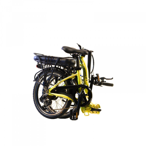Bicicleta Electrica Pliabila Devron 20122 - 20 Inch, S, Galben [2]