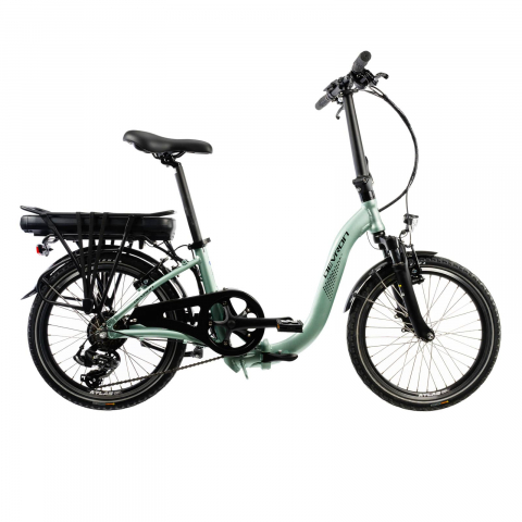 Biciclete - Bicicleta Electrica Pliabila Devron 20122 - 20 Inch, S, Verde