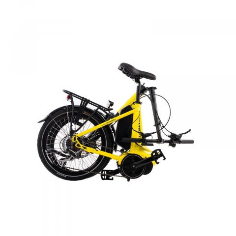 Bicicleta Electrica Pliabila Devron 20126 - 20 Inch, M, Galben [2]