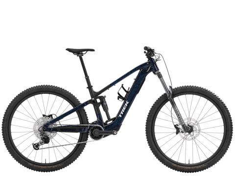 Biciclete - Bicicleta electrica Trek FUEL+ EX 5 EU Trek Black/Purple Flip Splatter M