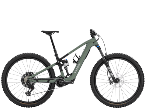 Biciclete - Bicicleta electrica Trek FUEL+ EX 9.7 EU Lichen Green/Keswick Green Splatter XXL