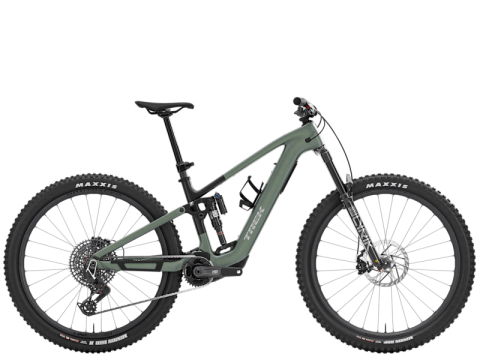 Biciclete - Bicicleta electrica Trek FUEL+ EX 9.9 X0 AXS EU Lichen Green/Keswick Green Splatter XL