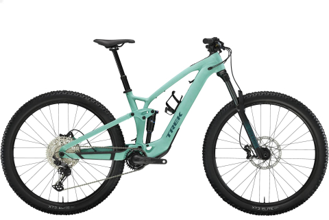 Ciclism - BICICLETA ELECTRICA TREK FUEL EXE 5 DEORE EU MATTE BLUE SAGE L