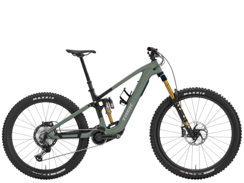 Biciclete - Bicicleta electrica Trek FUEL+ MX 9.8 XT EU Lichen Green/Keswick Green Splatter S