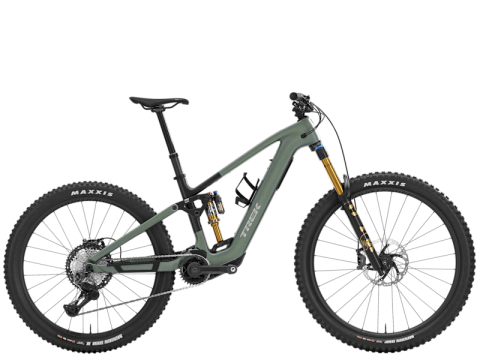 Ciclism - Bicicleta electrica Trek FUEL+ MX 9.8 XTDI2 EU Lichen Green/Keswick Green Splatter L