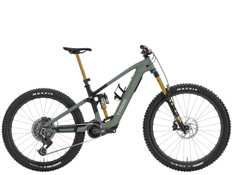 Biciclete - Bicicleta electrica Trek FUEL+ MX 9.9 X0 AXS EU Lichen Green/Keswick Green Splatter L