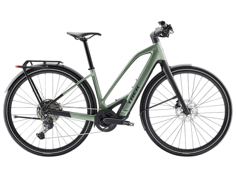 Ciclism - BICICLETA ELECTRICA TREK FX+ 7 MS EU LICHEN GREEN GLOSS S