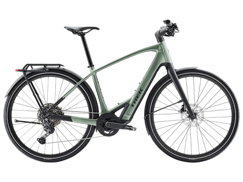 Ciclism - BICICLETA ELECTRICA TREK FX+ 7 SO EU LICHEN GREEN GLOSS L
