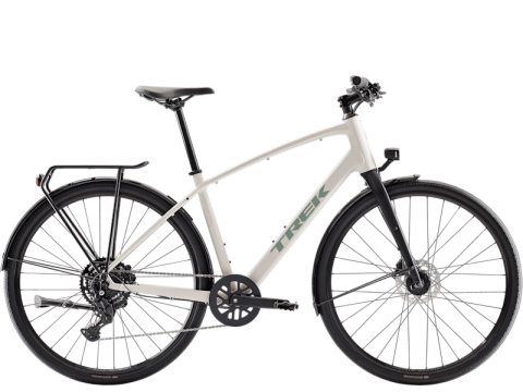 Biciclete de trekking - Bicicleta electrica Trek FX SO Sport EQ Buff Beige / Era White Splatter XL