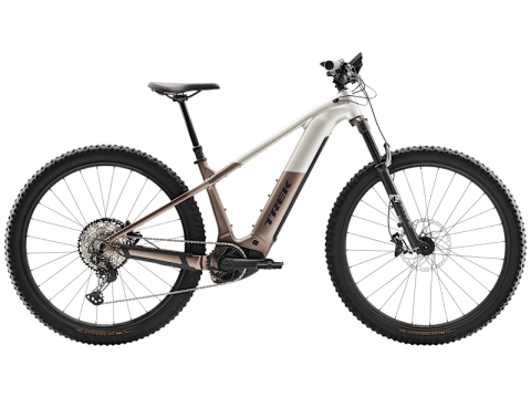 Ciclism - BICICLETA ELECTRICA TREK POWERFLY+ 8 EU SATIN LUNAR SILVER/BRONZE AGE M (29 - ROTI)