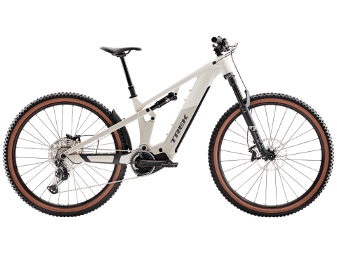 Ciclism - BICICLETA ELECTRICA TREK POWERFLY FS+ 6 EU ERA WHITE/BUFF BEIGE M (29 - ROTI)