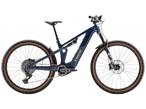 Ciclism - BICICLETA ELECTRICA TREK POWERFLY FS+ 8 EU MATTE/GLOSS MULSANNE BLUE M (29 - ROTI)
