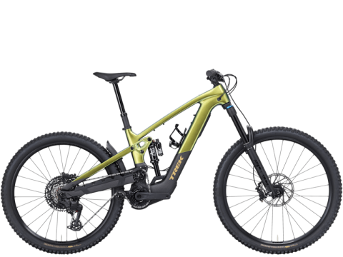 Biciclete - Bicicleta electrica Trek Slash+ 9.7 EU Gloss Chameleon Green/Matte Dark Web XL