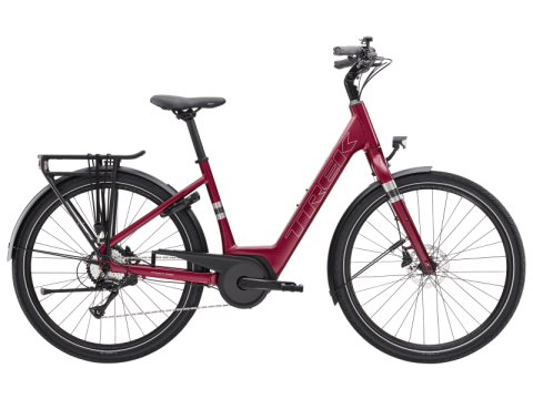 Biciclete - Bicicleta electrica Trek Verve+ 1 LS Matte Rage Red L