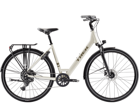 Biciclete de trekking - Bicicleta electrica Trek Verve LS EQ Lunar Silver M