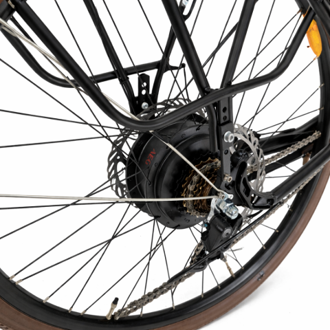 Bicicleta electrica Trekking Prophete 51581 - 28 inch, XL, Negru [4]