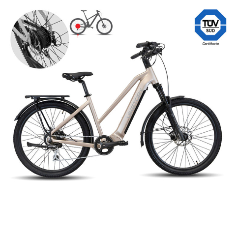Biciclete - BICICLETA ELECTRICA VIKETORY ARENOX EBIKE URBAN PEARLESCENT