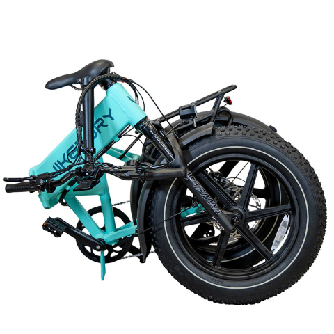 BICICLETA ELECTRICA VIKETORY LITHOR EBIKE FATBIKE FOLDING TURQUOISE [7]