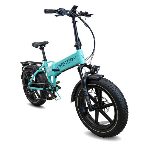 BICICLETA ELECTRICA VIKETORY LITHOR EBIKE FATBIKE FOLDING TURQUOISE [2]