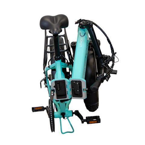 BICICLETA ELECTRICA VIKETORY LITHOR EBIKE FATBIKE FOLDING TURQUOISE [6]