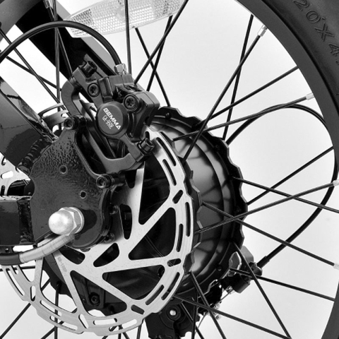 BICICLETA ELECTRICA VIKETORY NAVY FAT-BIKE Blue/White [5]