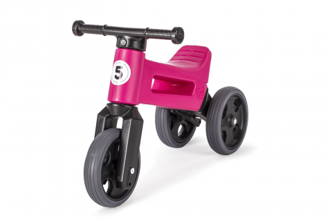 Ciclism - Bicicleta fara pedale Funny Wheels RIDER SPORT 2 in 1 Pink