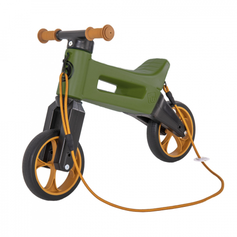 Bicicleta fara pedale Funny Wheels Rider SuperSport 2 in 1 Khaki [4]