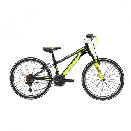 Ciclism - Bicicleta MTB Adriatica Rock 24 18V Negru/Galben