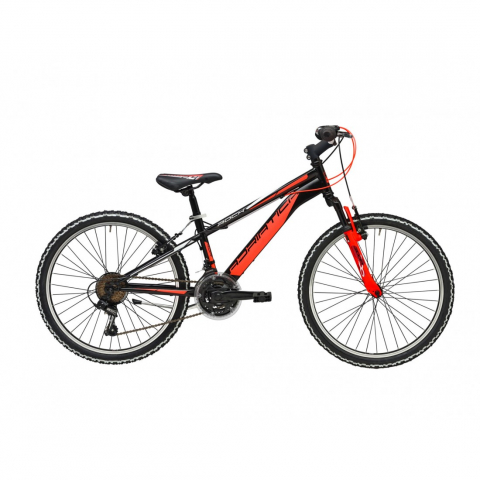 Biciclete - Bicicleta MTB Adriatica Rock 24 18V Negru/Portocaliu