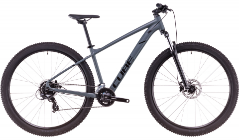 Ciclism - Bicicleta MTB CUBE AIM ONE FOGGYBLACK BLACK 2025 cadru L (19") - roti 29"