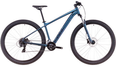 Biciclete mountain bike (MTB) - Bicicleta MTB CUBE AIM ONE STARLINGBLUR SAPPHIRE 2025 cadru L (19") - roti 29"