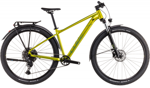 Biciclete mountain bike (MTB) - Bicicleta MTB CUBE AIM SLX ALLROAD FLASHLIME JUNIPER 2025 cadru L (19") - roti 29"