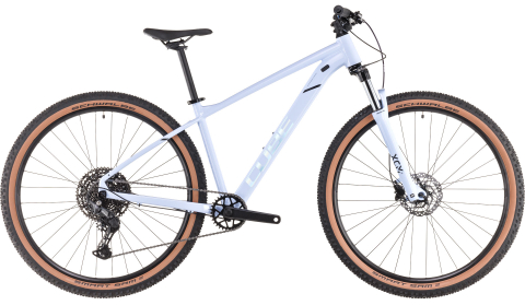 Ciclism - Bicicleta MTB CUBE AIM SLX BLUEBLOSSOM PEARL 2025 cadru S (15") - roti 27.5"