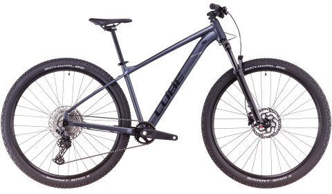 Ciclism - Bicicleta MTB CUBE ATTENTION PRO METALLICGREY BLACK 2025 cadru L (19") - roti 29"