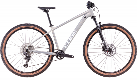 Biciclete mountain bike (MTB) - Bicicleta MTB CUBE ATTENTION PRO SWITCHGREY WHITE 2025 cadru S (15") - roti 27.5"