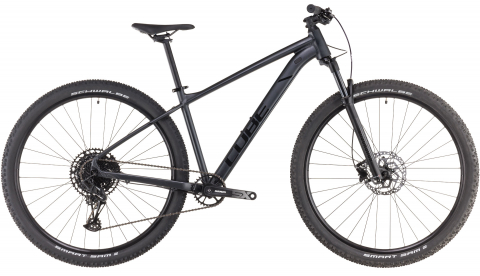 Ciclism - Bicicleta MTB CUBE ATTENTION SLX BLACKMETAL BLACK 2025 cadru M (17") - roti 29"