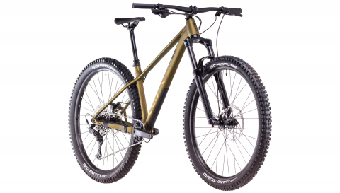 Bicicleta MTB CUBE REACTION TM ONE GOLDENLIME BLACK 2025 cadru M (17") - roti 29" [1]