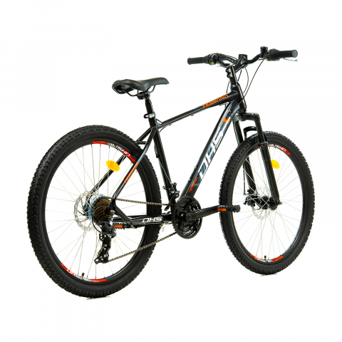 Bicicleta Mtb Dhs 2605 - 26 inch, M, Negru/Rosu [1]
