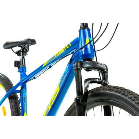 Bicicleta Mtb Dhs 2905 - 29 inch, M, Albastru/Galben [4]