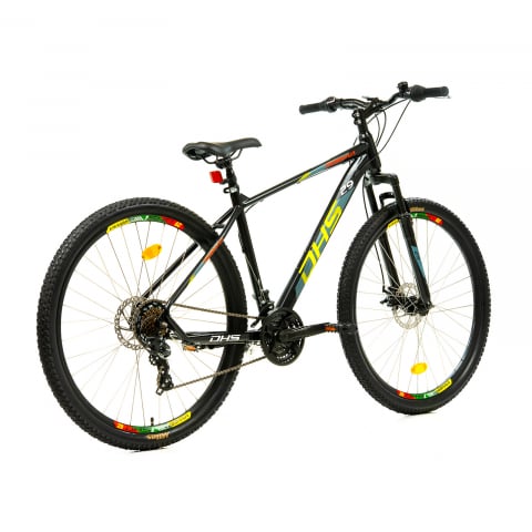 Bicicleta Mtb Dhs 2905 - 29 inch, M, Negru/Verde [2]