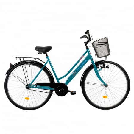 Ciclism - Bicicleta Oras Dhs Citadinne 2812 - 28 Inch, L, Turcoaz