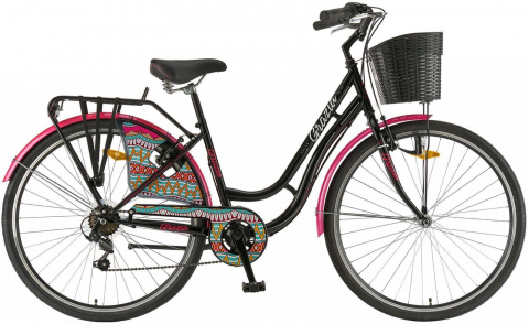 Ciclism - Bicicleta Oras Polar Grazia 6s - 28 inch, M, Negru