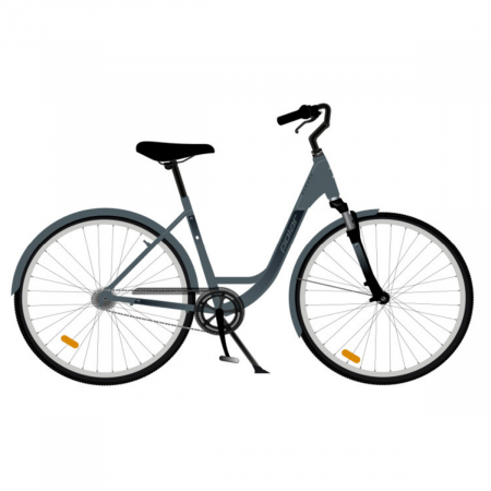 Ciclism - Bicicleta Oras Polar Strada - 28 inch, M, Gri-Negru
