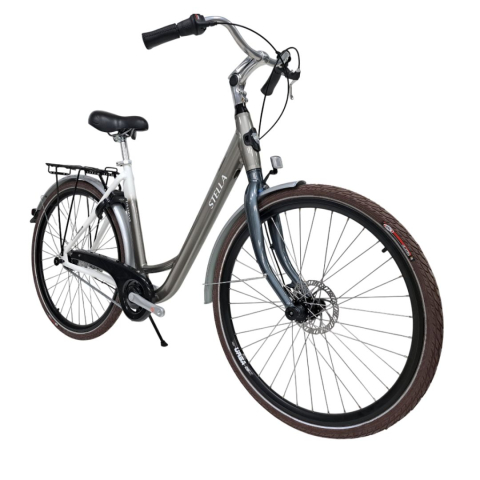 Bicicleta Oras Stella 28080 - 28 inch, M, Alb-Gri [1]