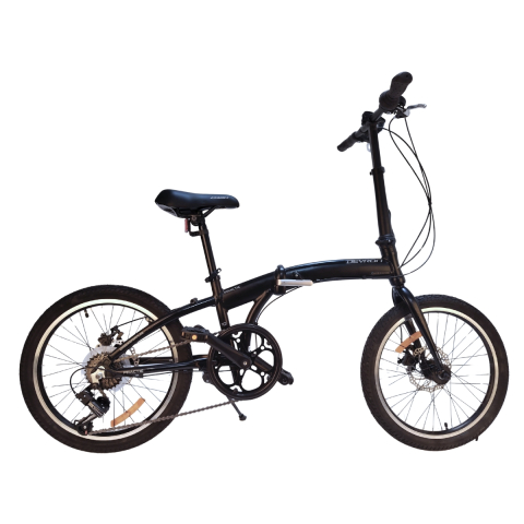 Biciclete pliabile - Bicicleta Pliabila Devron Practic 10 - 20 inch, Negru