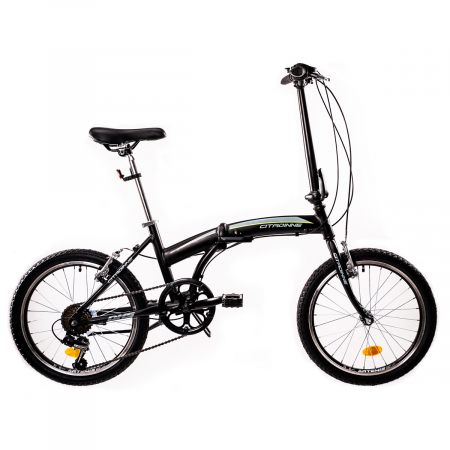Biciclete - Bicicleta Pliabila Dhs 2095 - 20 Inch, Negru