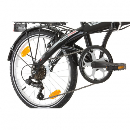 Bicicleta pliabila Sprint Probike Folding, 20 inch, 6 viteze, Negru/Rosu [4]