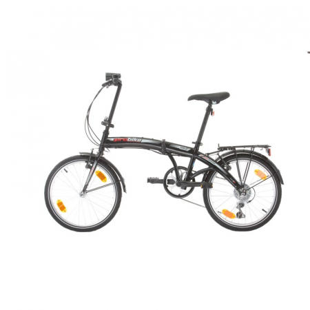 Bicicleta pliabila Sprint Probike Folding, 20 inch, 6 viteze, Negru/Rosu [2]