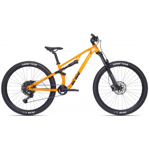 Ciclism - Bicicleta Rock Machine Blizz 27 FS 30 27.5 Matte Lava Orange 34cm - (XS)