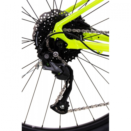 Bicicleta Rock Machine Torrent 20-29 29 Galben Fluo/Negru/Albastru Petrol L-19 [1]